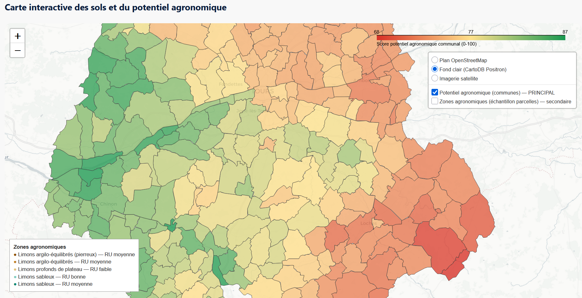 Interactive exposure map